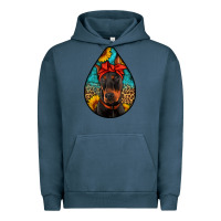 Pigment Midnight Navy doberman Urban Hoodie - Artiststas