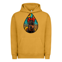 Pigment Peanut Butter doberman Urban Hoodie - Artiststas