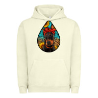 Pigment Pistachio doberman Urban Hoodie - Artiststas
