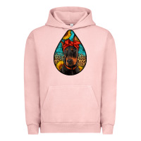 Pigment Salmon doberman Urban Hoodie - Artiststas