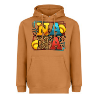 Meerkat Softball nana leopard frame Heavyweight Hoodie - LillyAllenDesigns