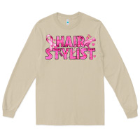 Breast Cancer Hair Stylist Long Sleeve Tee | Teevron