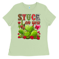 Matcha stuck on you Ladies Tee - NancyCooperArtShop