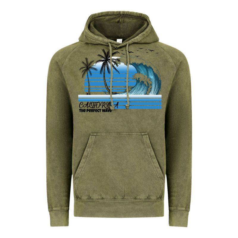 California The Perfect Wave Vintage Hoodie by Bettercallsaul | Teevron