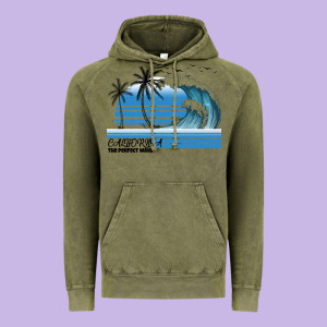 California The Perfect Wave Vintage Hoodie Designed By Bettercallsaul
