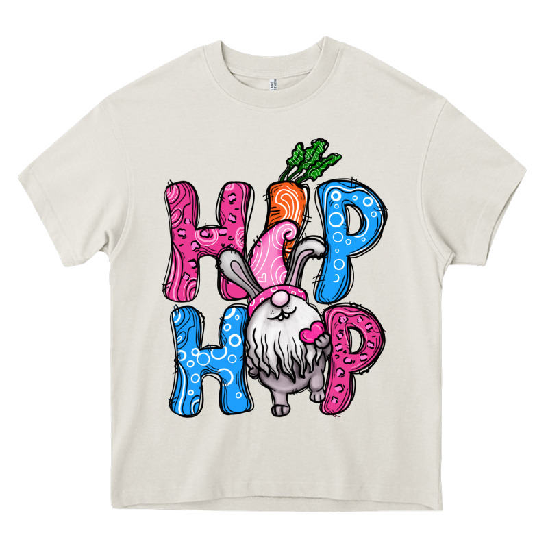 Easter Hip Hop Gnome Heavy Core Tee by NancyCooperArtShop | Teevron