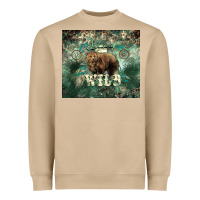 Mushroom Stay wild Bear tumbler Heavyweight Sweatshirt - HowdyJamesFarm