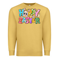 Antique Gold Hoppy Easter Premium Sweatshirt - CowhideDigitalArt