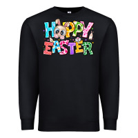 Black Hoppy Easter Premium Sweatshirt - CowhideDigitalArt