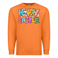 Carrot Hoppy Easter Premium Sweatshirt - CowhideDigitalArt