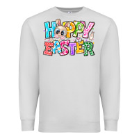 Dove Grey Hoppy Easter Premium Sweatshirt - CowhideDigitalArt