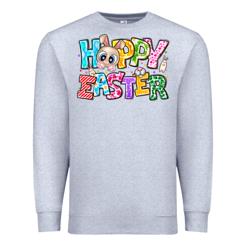 Hoppy Easter Premium Sweatshirt by CowhideDigitalArt | Teevron