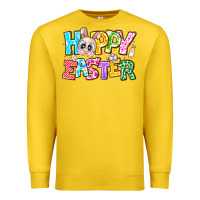 Lemon Hoppy Easter Premium Sweatshirt - CowhideDigitalArt