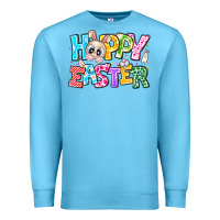 Ocean Blue Hoppy Easter Premium Sweatshirt - CowhideDigitalArt
