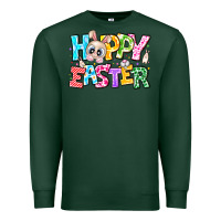 Sports Green Hoppy Easter Premium Sweatshirt - CowhideDigitalArt
