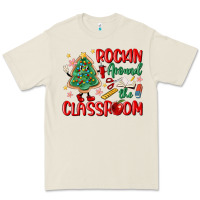 Bone rockin around the clasroom teacher Premium Tee - MaliasSmallBusiness