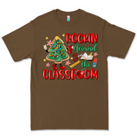Cacao rockin around the clasroom teacher Premium Tee - MaliasSmallBusiness