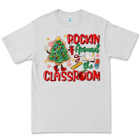 Dove Grey rockin around the clasroom teacher Premium Tee - MaliasSmallBusiness