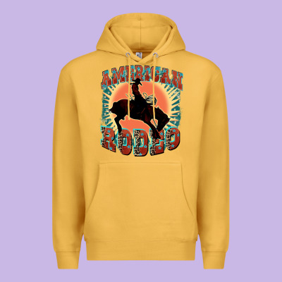 American Rodeo Premium Hoodie Designed By Fadigitalartstudio