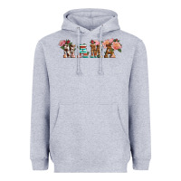 Heather Grey western mama pink roses Mother's Day Heavyweight Hoodie - LillyAllenDesigns
