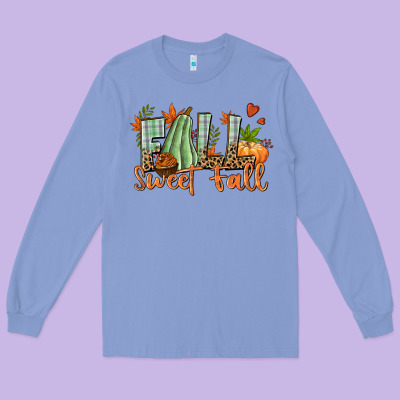 Fall Sweet Fall Long Sleeve Tee Designed By Nancycooperartshop