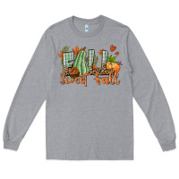 Heather Grey Fall sweet Fall Long Sleeve Tee - NancyCooperArtShop