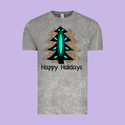 Happy Holidays Tree Vintage Tee Designed By Bettercallsaul