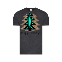 Vintage Black Happy Holidays Tree Vintage Tee - Bettercallsaul