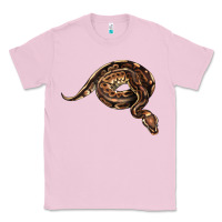 Bubblegum Pink Royal Ball Python Illustrations Classic Tee - LillyAllenDesigns