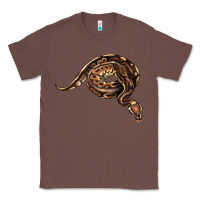 Chestnut Royal Ball Python Illustrations Classic Tee - LillyAllenDesigns