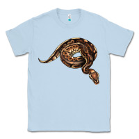Dusty Blue Royal Ball Python Illustrations Classic Tee - LillyAllenDesigns