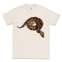 Natural Royal Ball Python Illustrations Classic Tee - LillyAllenDesigns