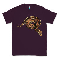 Plum Royal Ball Python Illustrations Classic Tee - LillyAllenDesigns