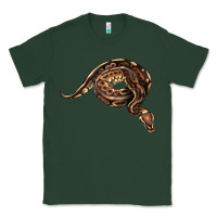 Sports Green Royal Ball Python Illustrations Classic Tee - LillyAllenDesigns
