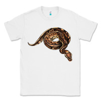 White Royal Ball Python Illustrations Classic Tee - LillyAllenDesigns