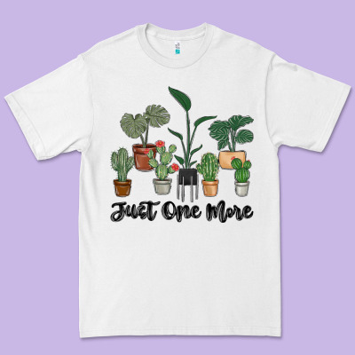 Just One More Plant Premium Tee Designed By Maliassmallbusiness