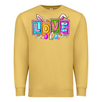 Antique Gold Love Easter Premium Sweatshirt - CowhideDigitalArt