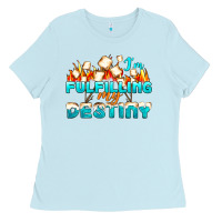 Baby Blue camp im fulfilling my destiny Ladies Tee - NancyCooperArtShop