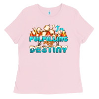 Bubblegum Pink camp im fulfilling my destiny Ladies Tee - NancyCooperArtShop