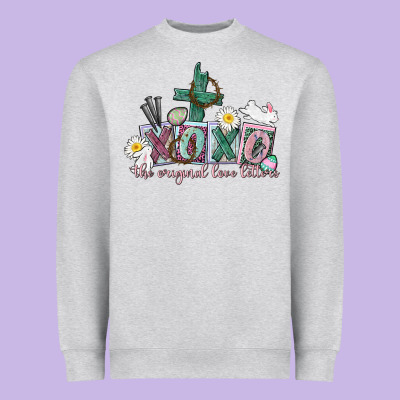 Xoxo The Original Love Language Easter Day Heavyweight Sweatshirt Designed By Cowgirlartshop