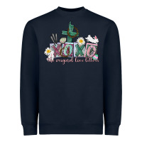 Navy Xoxo the original love language Easter Day Heavyweight Sweatshirt - CowGirlArtShop