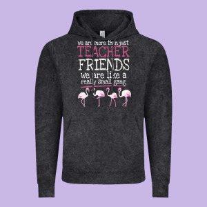 We Are More Than Just Teacher Friends We Are Like A Really Small Gang Vintage Hoodie Designed By Bettercallsaul