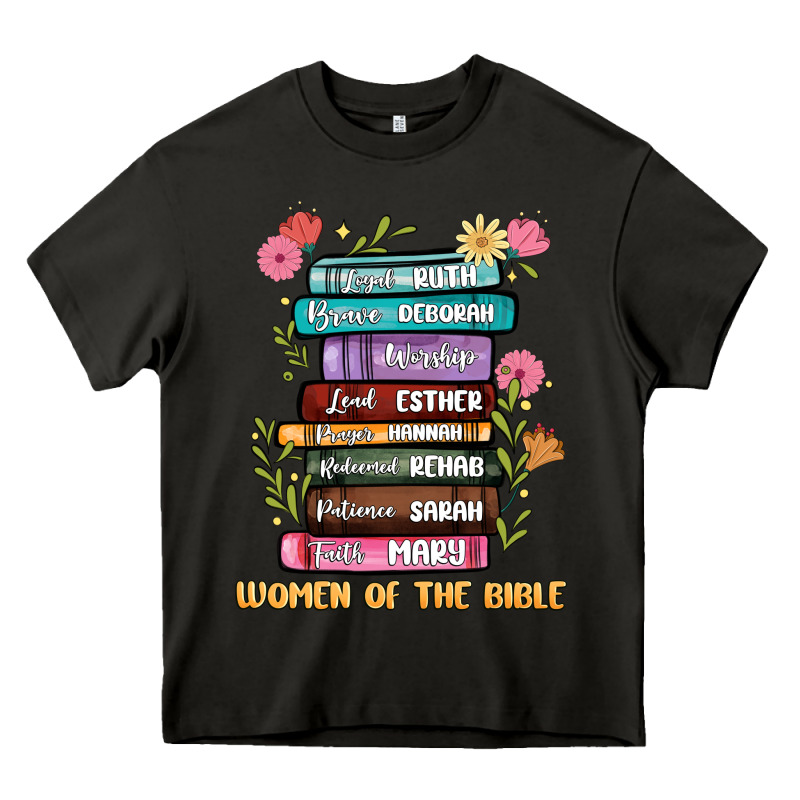 The Original Women Of The Bible Books Full Color Heavy Core Tee by JahusDesignShop | Teevron
