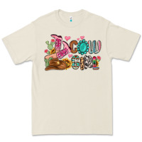 Bone western cowgirl Premium Tee - MaliasSmallBusiness
