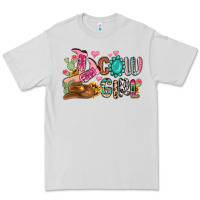 Dove Grey western cowgirl Premium Tee - MaliasSmallBusiness