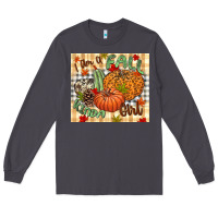 Smoke I am a Fall kinda girl pumpkin Fall Long Sleeve Tee - NancyCooperArtShop