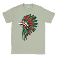 Matcha american flag indian headdress Classic Tee - BarkalooDesign