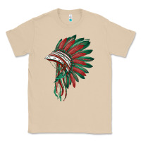 Mushroom american flag indian headdress Classic Tee - BarkalooDesign