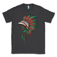 Smoke american flag indian headdress Classic Tee - BarkalooDesign