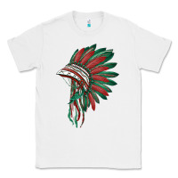 White american flag indian headdress Classic Tee - BarkalooDesign